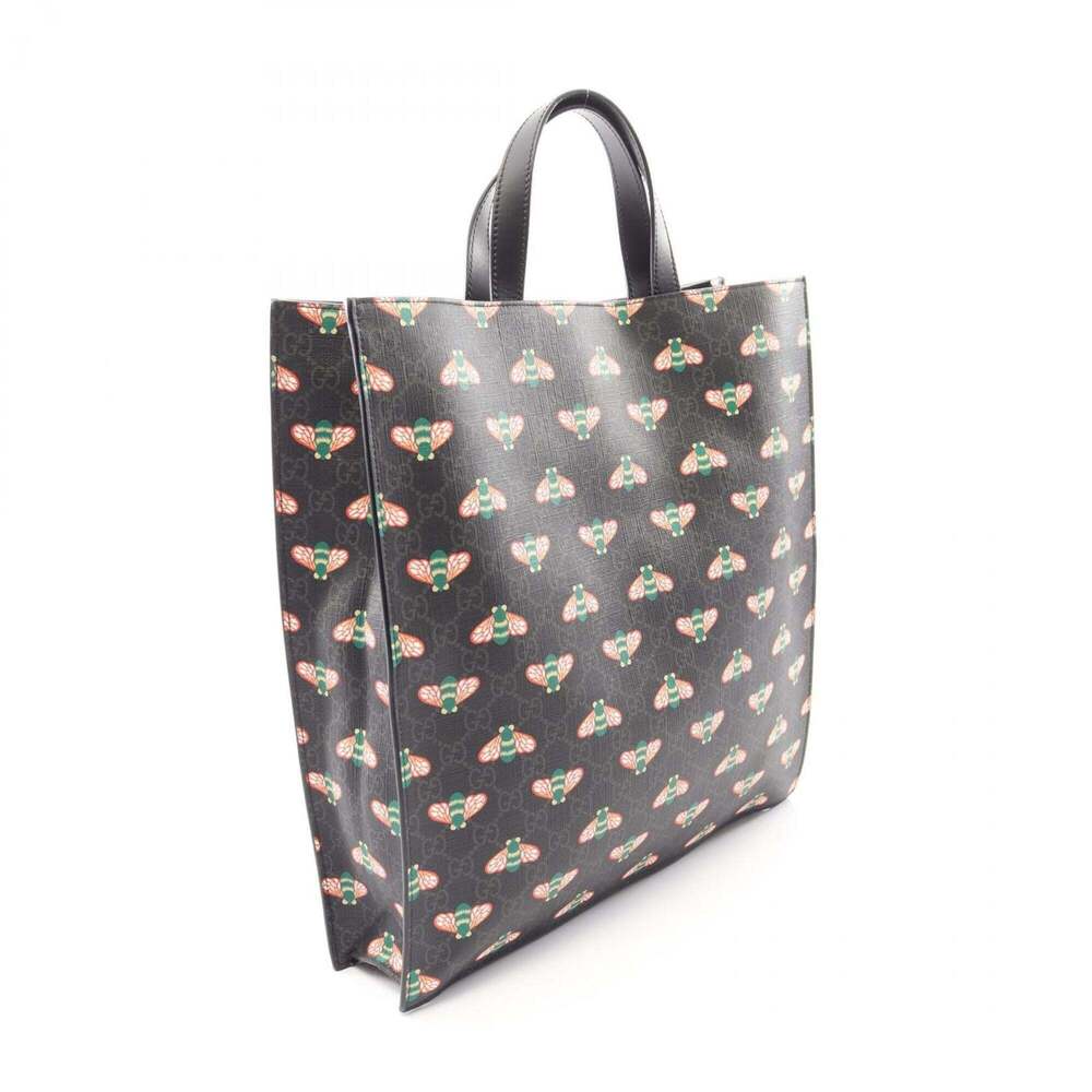 GUCCI Black Leather Tote Bag - Picture 2 of 7